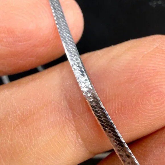 Milaan Women's Necklace Triple Strand Sterling Silver 60 inches NWT